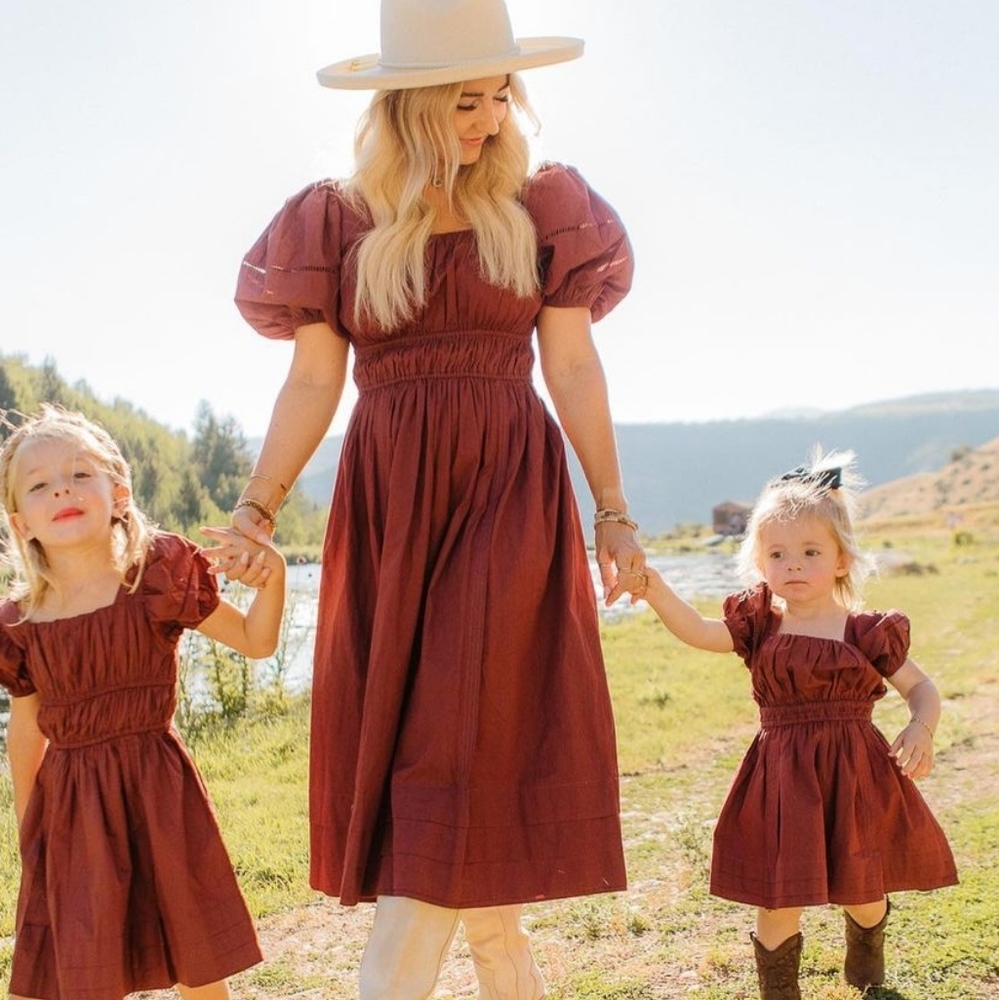 Ivy City Co rust/brown dress